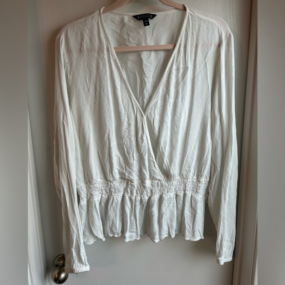 Express long sleeve blouse